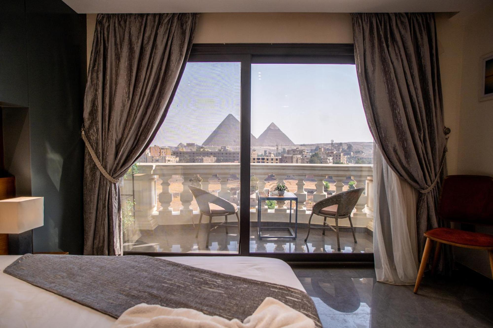 New Top Pyramids Hotel Kairo Exterior foto