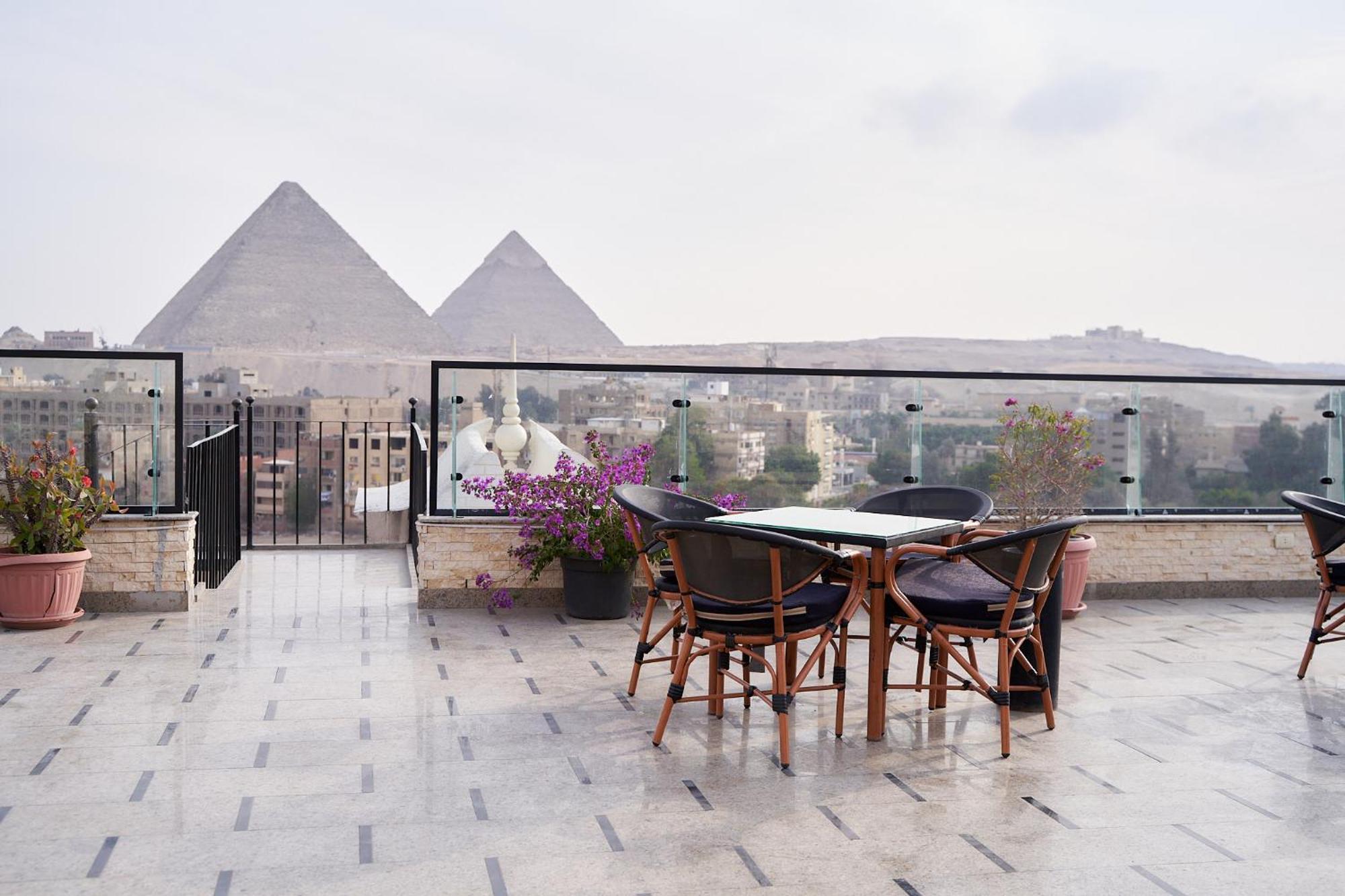 New Top Pyramids Hotel Kairo Exterior foto