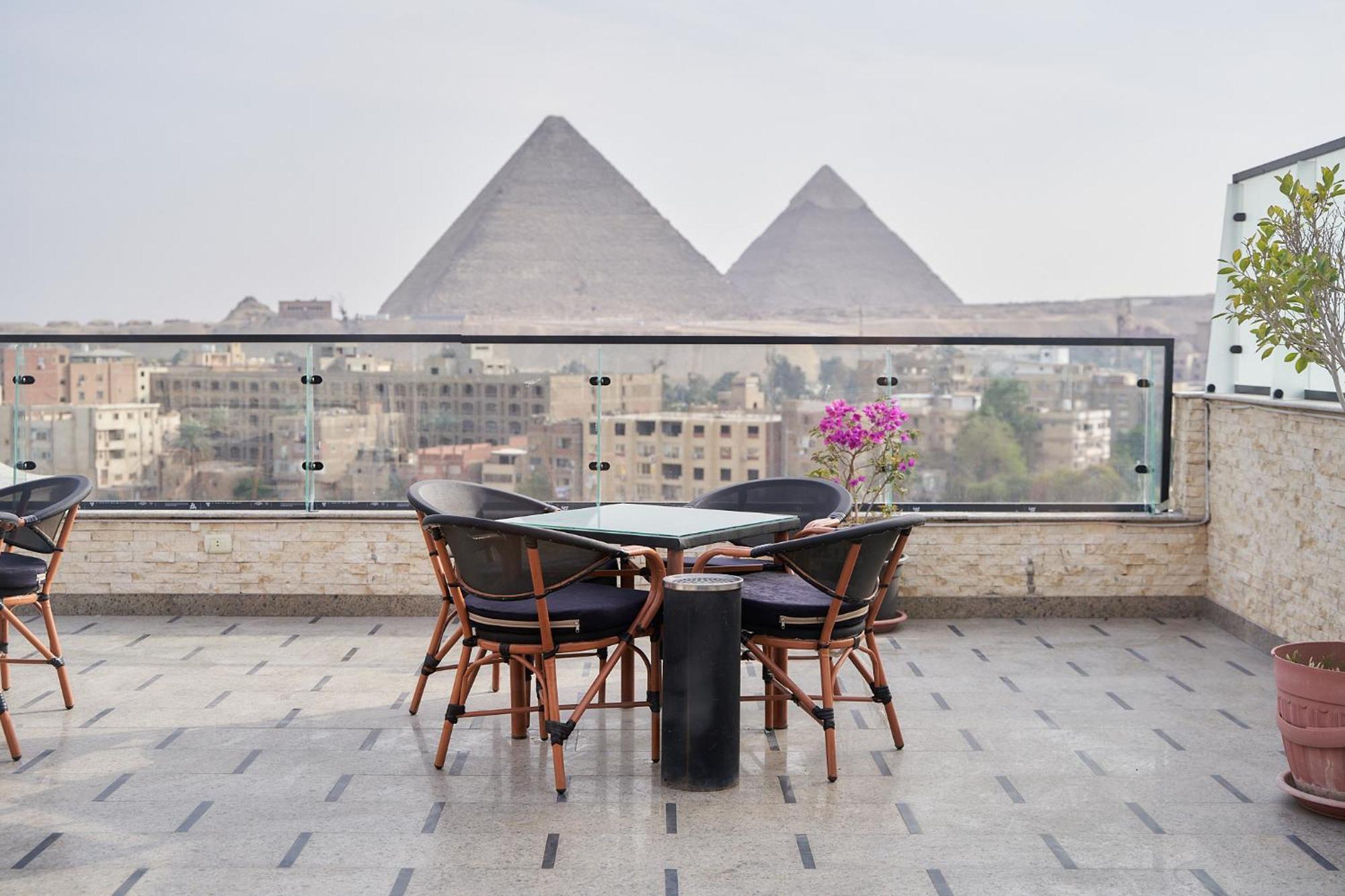 New Top Pyramids Hotel Kairo Exterior foto