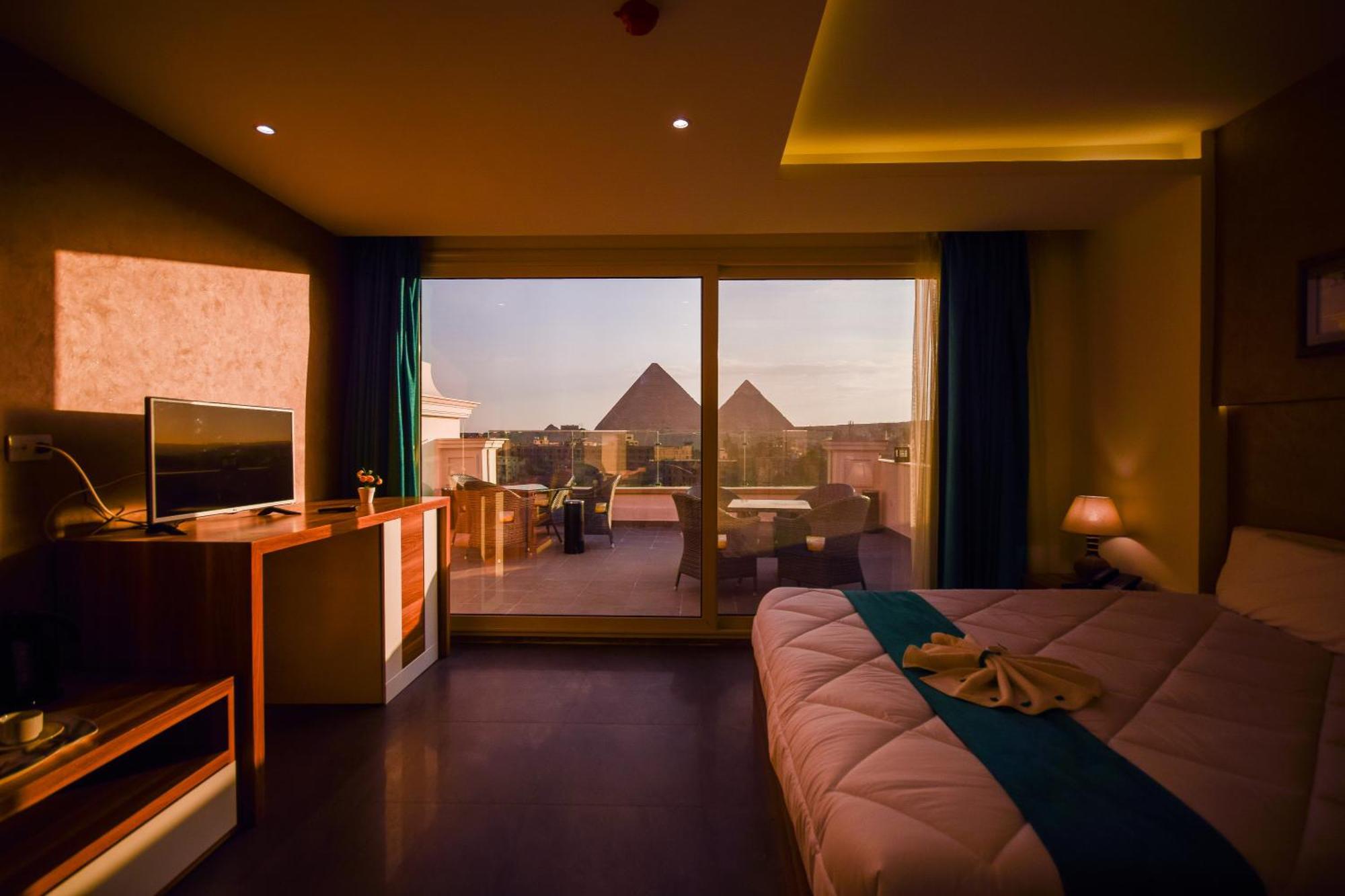 New Top Pyramids Hotel Kairo Exterior foto