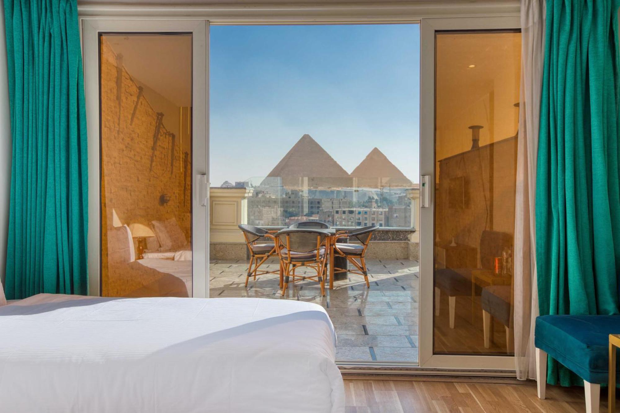 New Top Pyramids Hotel Kairo Exterior foto