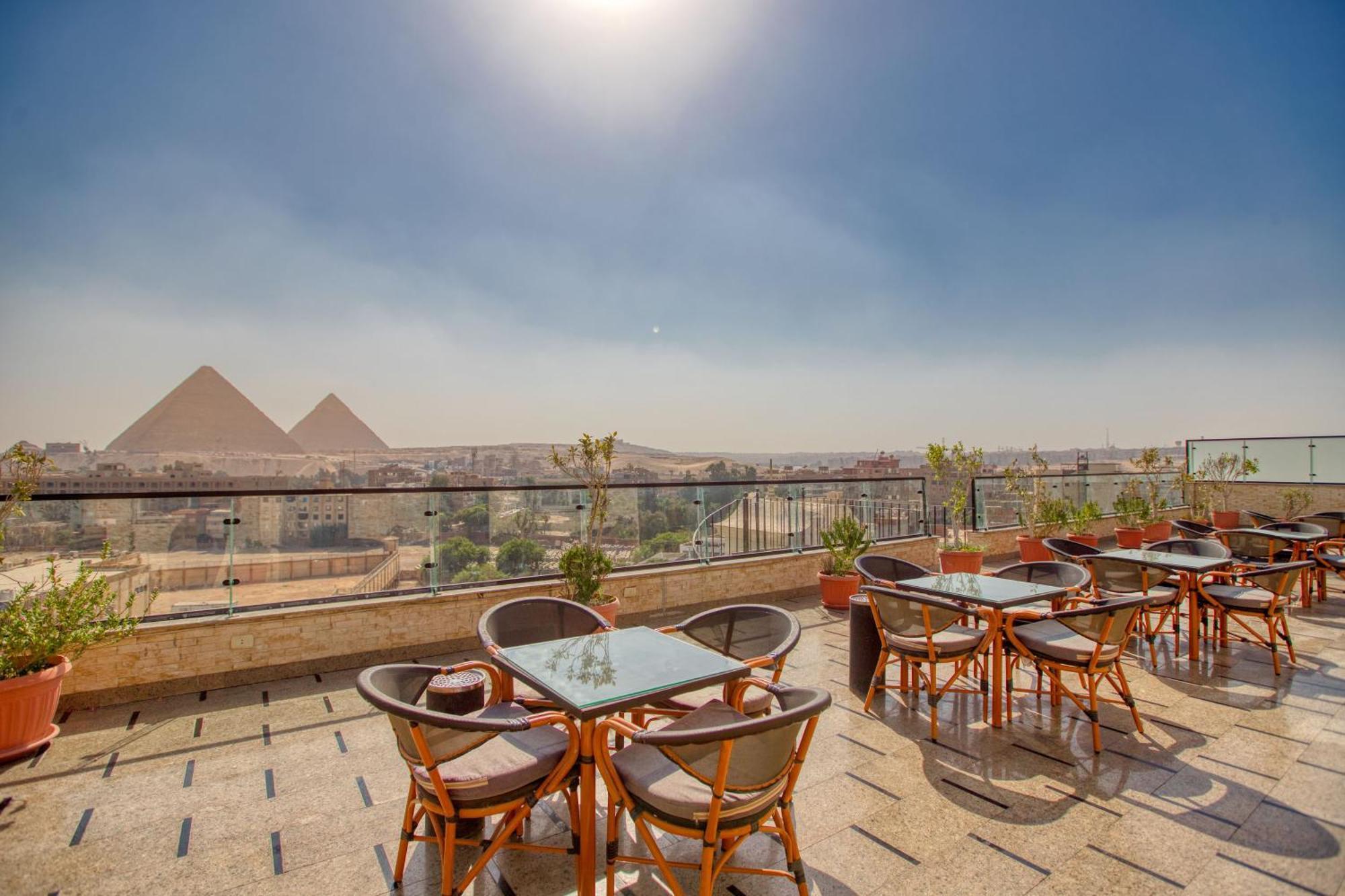 New Top Pyramids Hotel Kairo Exterior foto