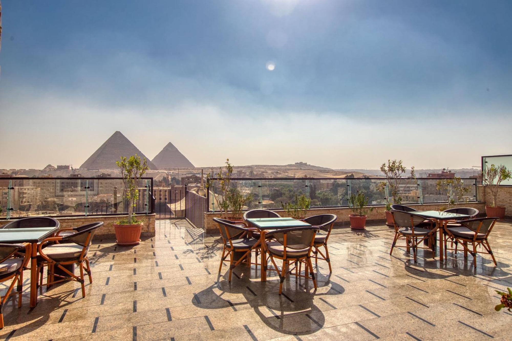 New Top Pyramids Hotel Kairo Exterior foto